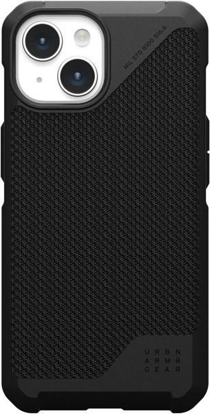 Чохол UAG Metropolis LT Kevlar MagSafe Black для iPhone 15 2216745452 фото
