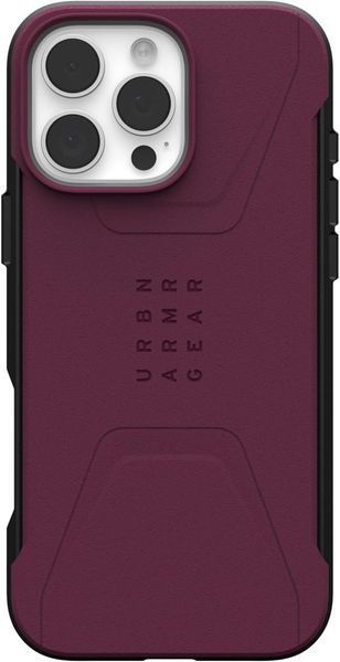 Чохол UAG Civilian MagSafe Bordeaux для iPhone 16 Pro Max 3063629318 фото