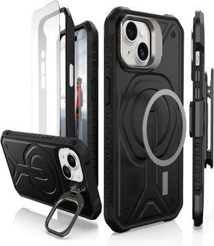 Захисний чохол Caseborne V Series Black для iPhone 15 2113500580 фото