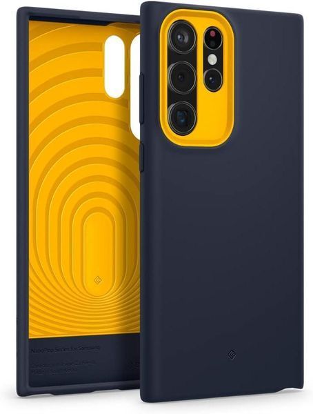 Чохол Caseology Nano Pop Blueberry Navy для Samsung Galaxy S22 Ultra SM-S908 ACS03937 2026613011 фото