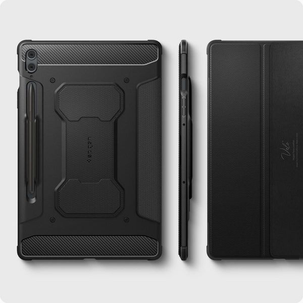 Чехол Spigen Rugged Armor Pro Black для Samsung Galaxy Tab S9 FE Plus ACS06856 2095986563 фото