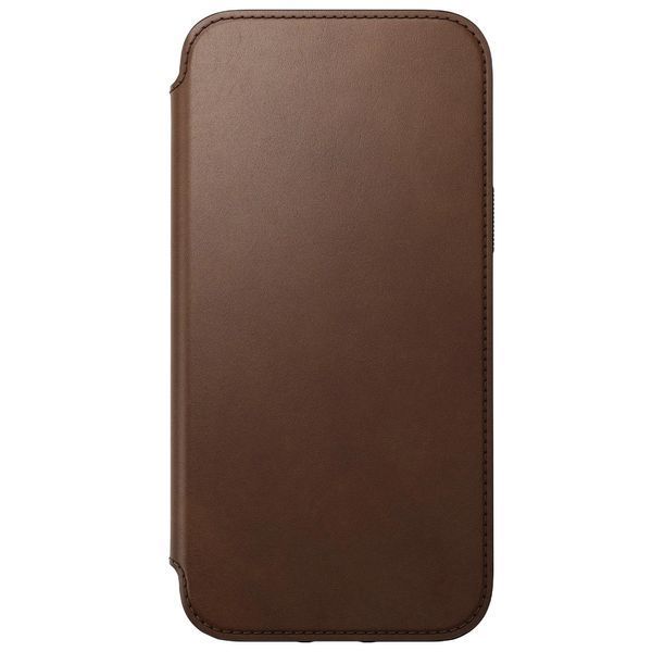 Чохол Nomad Leather Folio with MagSafe Rustic Brown для iPhone 13 Pro Max 1625835693 фото