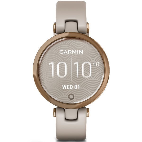 Смарт-часы Garmin Lily Rose Gold Bezel with Light Sand Case and Silicone Band (010-02384-11)