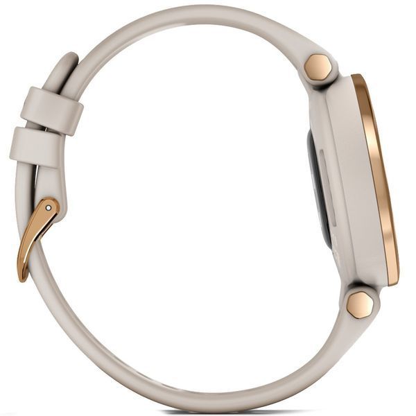 Смарт-часы Garmin Lily Rose Gold Bezel with Light Sand Case and Silicone Band (010-02384-11)