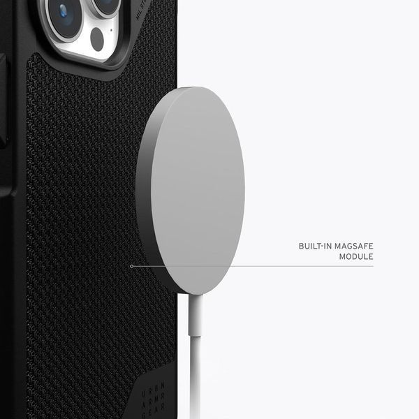 Чехол UAG Metropolis LT Kevlar MagSafe Black для iPhone 15 Pro Max 2487211559 фото