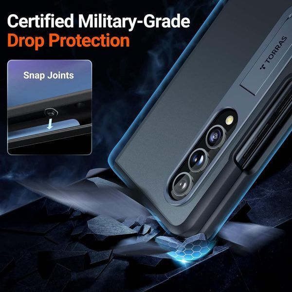 Чохол TORRAS MarsClimber Kickstand Case Black для Samsung Galaxy Fold 4 3169818520 фото