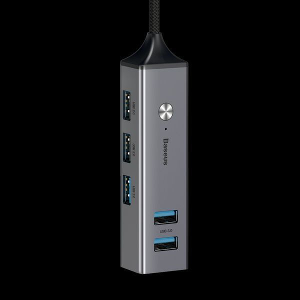 USB-ХАБ BASEUS CUBE USB НА 3 USB 3.0 + 2 USB 2.0 (CAHUB-C0G) 1216104080 фото
