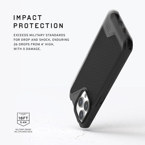Чехол UAG Metropolis LT Kevlar MagSafe Black для iPhone 15 Pro Max 2487211559 фото