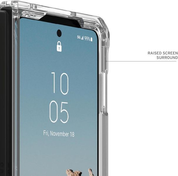 Чохол UAG Plyo Pro Series Ice/Silver для Samsung Galaxy Fold 5 2628279221 фото