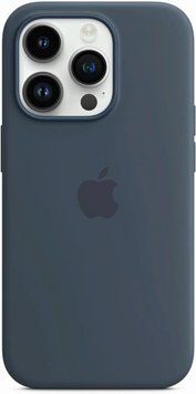 Чехол Apple Silicone Case MagSafe Storm Blue для iPhone 14 Pro MPTF3ZM/A 2381353467 фото