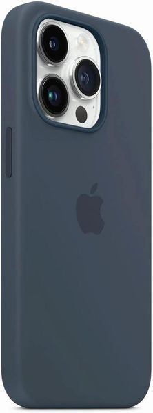Оригинальный чехол Apple Silicone Case MagSafe Storm Blue для iPhone 14 Pro MPTF3ZM/A 2381353467 фото