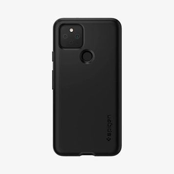 Чохол Spigen Thin Fit Black для Google Pixel 5 2087360462 фото