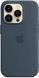 Оригинальный чехол Apple Silicone Case MagSafe Storm Blue для iPhone 14 Pro MPTF3ZM/A 2381353467 фото 4