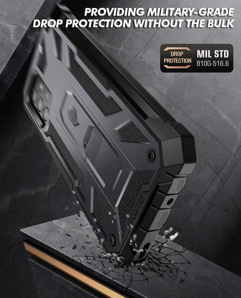 Противоударный чехол 360&deg; Poetic Spartan Gun Metal для Samsung Galaxy A52 1928206731 фото
