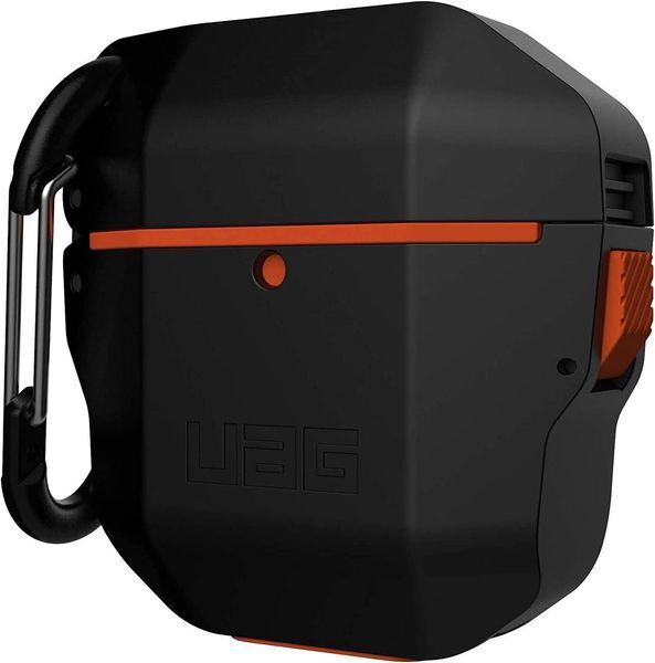 Чехол UAG Hardcase Black/Orange для Apple AirPods 1st Gen | 2nd Gen 1769317251 фото