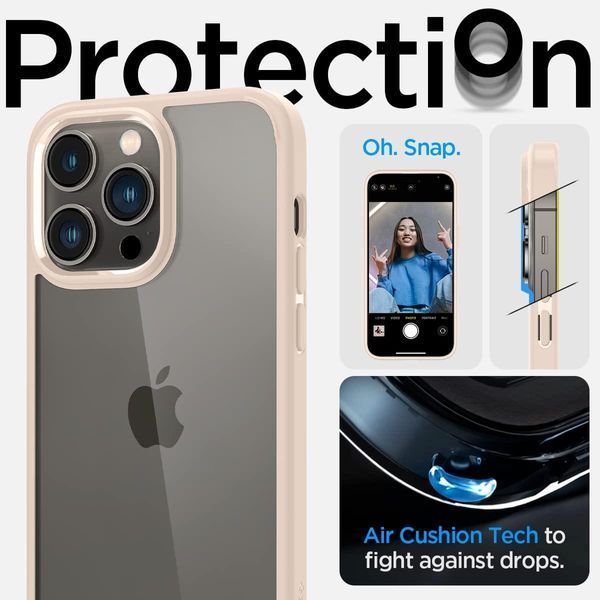 Чехол Spigen Ultra Hybrid Sand Beige для iPhone 14 Pro Max ACS04819 1867311388 фото