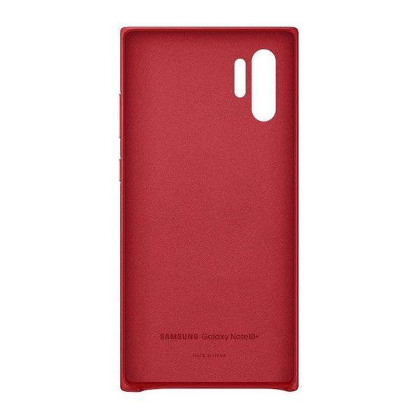 Чохол Samsung Leather Back Cover Red для Samsung Galaxy Note 10 Plus SM-N975 1532857768 фото