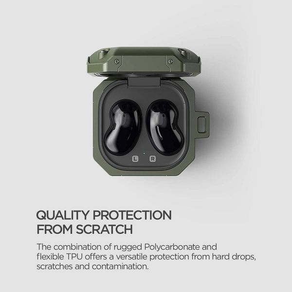 Чехол VRS Design Series Active Fit Green для Samsung Galaxy Buds 2 | Live | Pro | FE 1714484848 фото