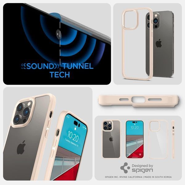 Чехол Spigen Ultra Hybrid Sand Beige для iPhone 14 Pro Max ACS04819 1867311388 фото