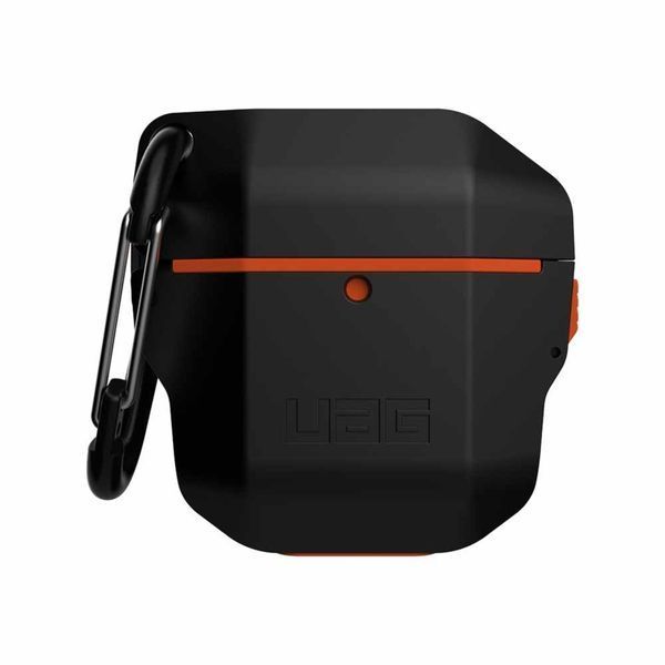 Чехол UAG Hardcase Black/Orange для Apple AirPods 1st Gen | 2nd Gen 1769317251 фото