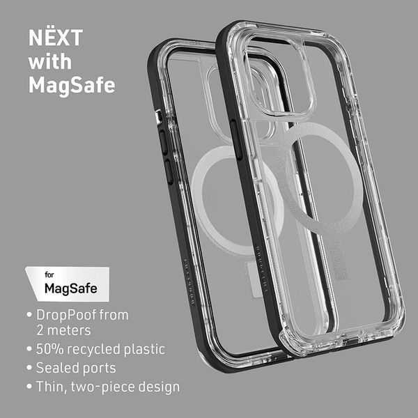 Чохол Lifeproof Next MagSafe Black Crystal для iPhone iPhone 13 | iPhone 14 1801898025 фото