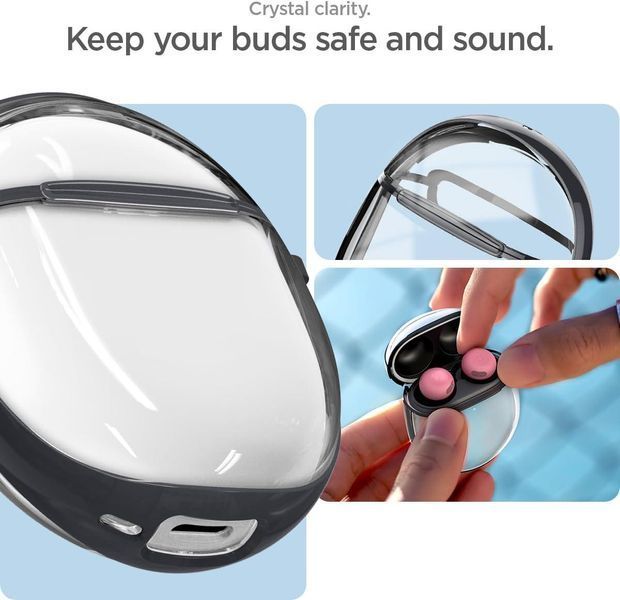Кейс Spigen Ultra Hybrid Charcoal для Google Pixel Buds Pro | Pixel Buds Pro 2 2885399304 фото