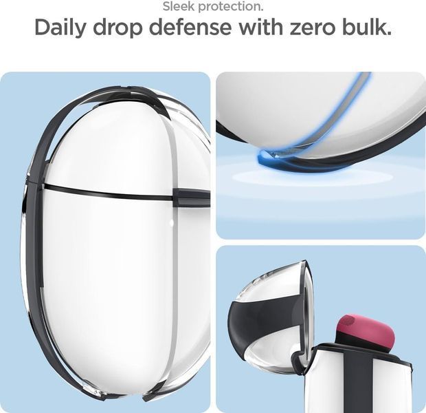 Кейс Spigen Ultra Hybrid Charcoal для Google Pixel Buds Pro | Pixel Buds Pro 2 2885399304 фото