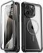 Захисний чохол 360&deg; Poetic Guardian MagSafe Clear Black для iPhone 15 Pro Max 2118079695 фото 1