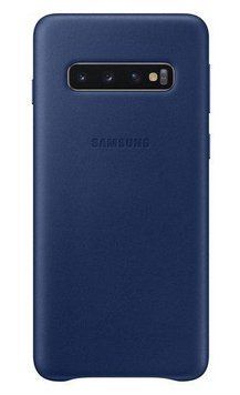 Чохол Samsung Leather Cover Navy для Samsung Galaxy S10 Plus SM-G975 1496826547 фото