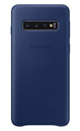Чохол Samsung Leather Cover Navy для Samsung Galaxy S10 Plus SM-G975 1496826547 фото