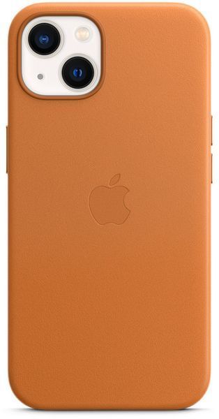 Чехол Apple Leather Case with MagSafe Golden Brown для iPhone 13 1801899486 фото
