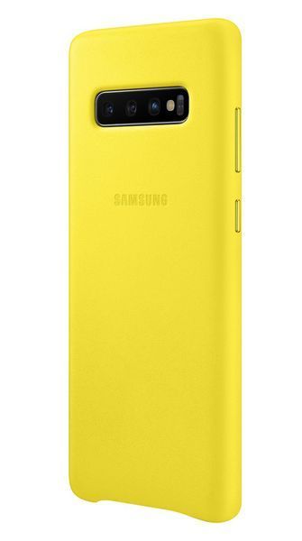 Чохол Samsung Leather Cover Yellow для Samsung Galaxy S10 SM-G973 1433394084 фото