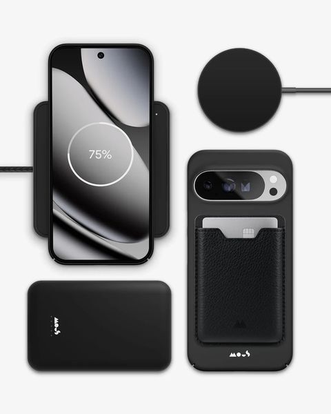 Чехол Mous Super Thin MagSafe Jet Black для Google Pixel 10 | 10 Pro 2739764611 фото