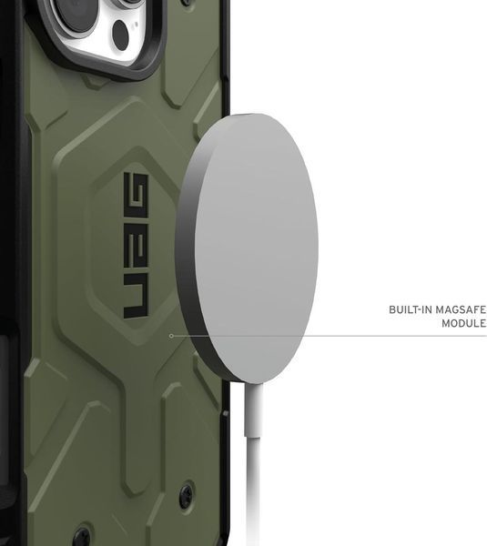 Чохол UAG Pathfinder MagSafe Olive Drab для iPhone 16 Pro 3066868557 фото