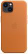 Чехол Apple Leather Case with MagSafe Golden Brown для iPhone 13
