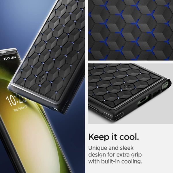 Чохол Spigen Cryo Armor Matte Black для Samsung Galaxy S23 Ultra SM-S918 ACS05616
