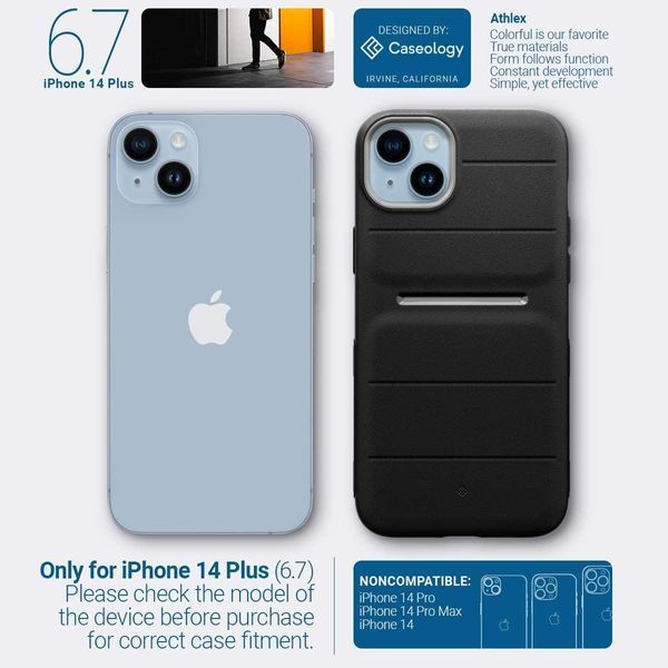 Чохол Caseology Athlex Active Black для iPhone 14 Plus 1823327990 фото