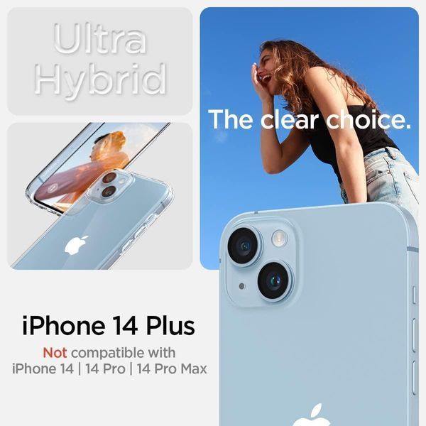 Чохол Spigen Liquid Crystal Crystal Clear для iPhone 14 Plus ACS04887 1867322431 фото