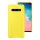 Чохол Samsung Leather Cover Yellow для Samsung Galaxy S10 SM-G973 1433394084 фото 2