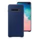 Чохол Samsung Leather Cover Navy для Samsung Galaxy S10 Plus SM-G975 1496826547 фото 2