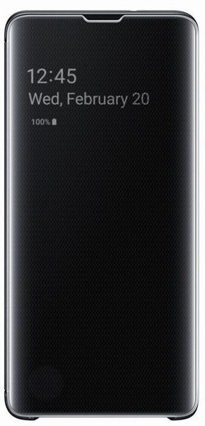 Чохол Clear View Cover Black для Samsung Galaxy S10 SM-G973 1149577484 фото