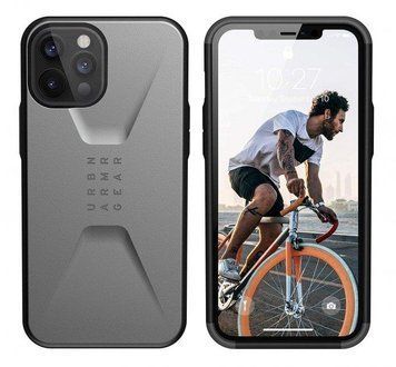 Чохол UAG Civilian Series Silver для iPhone 12 | 12 Pro 1625862713 фото