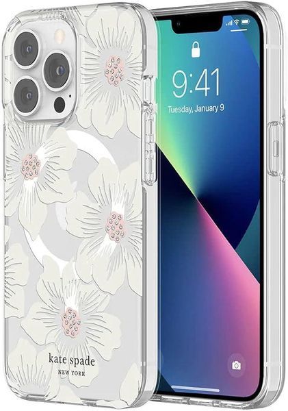 Чохол Kate Spade New York City Hollyhock Clear MagSafe для iPhone 14 Pro 2178697298 фото