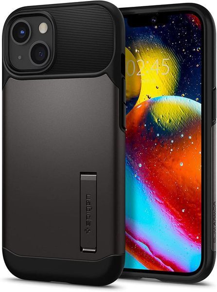 Чохол Spigen Slim Armor Black для iPhone 13 | 14 ACS0325 1838233504 фото