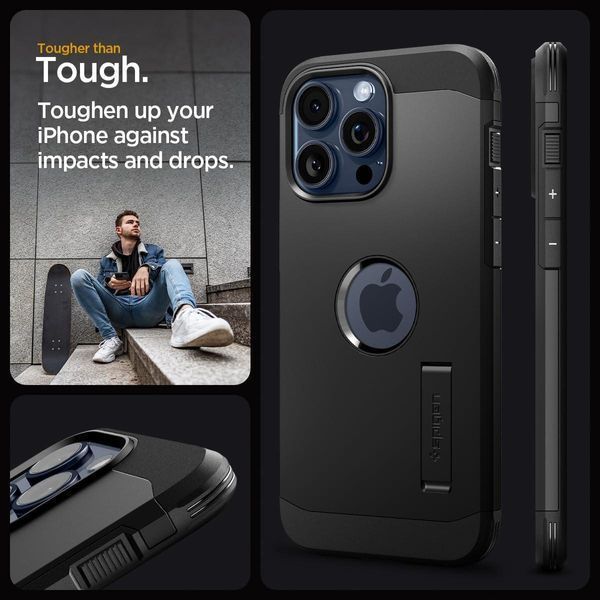 Чехол Spigen Tough Armor Mag MagSafe Black для iPhone 15 Pro Max ACS06594 2002364714 фото
