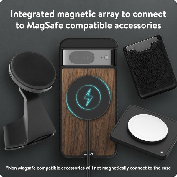 Чохол Mous MagSafe Limitless 5.0 Walnut для Google Pixel 8 2221170221 фото
