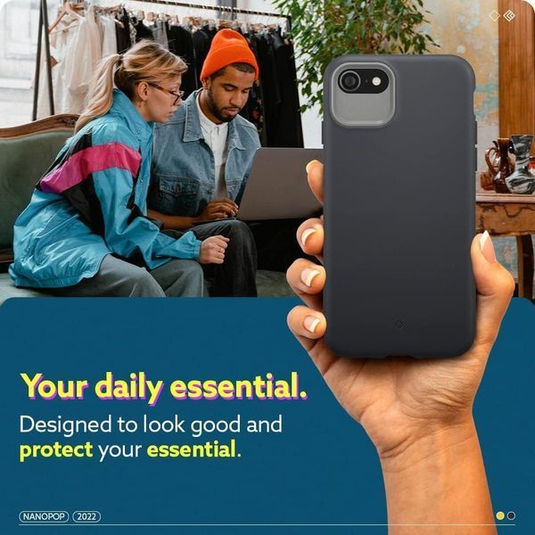 Чохол Caseology Nano Pop Black Sesame для iPhone 7 | 8 | SE 2020 | SE2022 ACS04346 1932007876 фото
