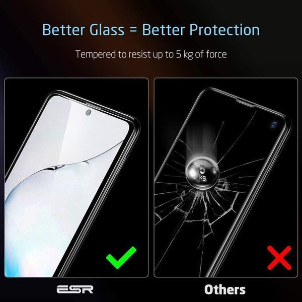 Защитное стекло ESR Tempered Glass Screen Protector 2 Pack для Samsung Note 10 Lite 1854726232 фото