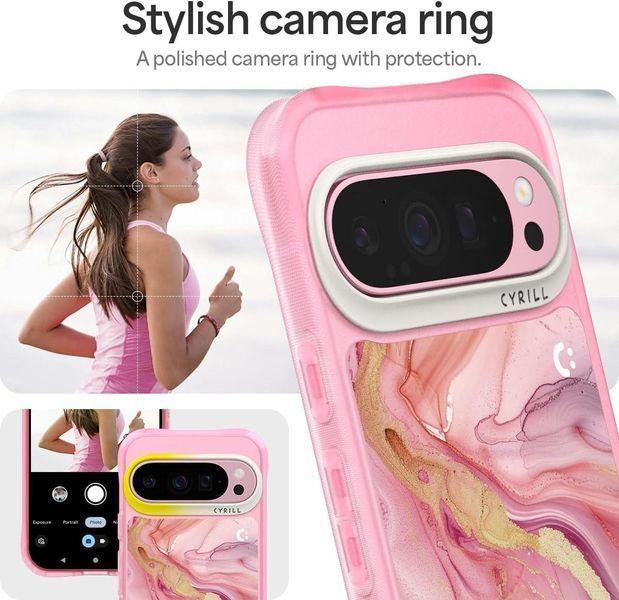 Чехол Spigen Cyrill UltraSheer Amethyst Marble (Pink) для Google Pixel 9 | 9 Pro ACS08734 2498439865 фото