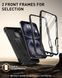 Захисний чохол 360&deg; Poetic Revolution Series Black для iPhone 16 Plus 2364013026 фото 3